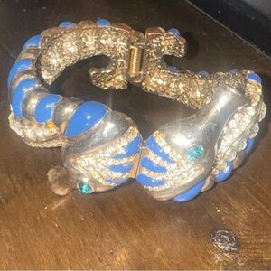 Betsey Johnson Seahorse Clasp Bracelet